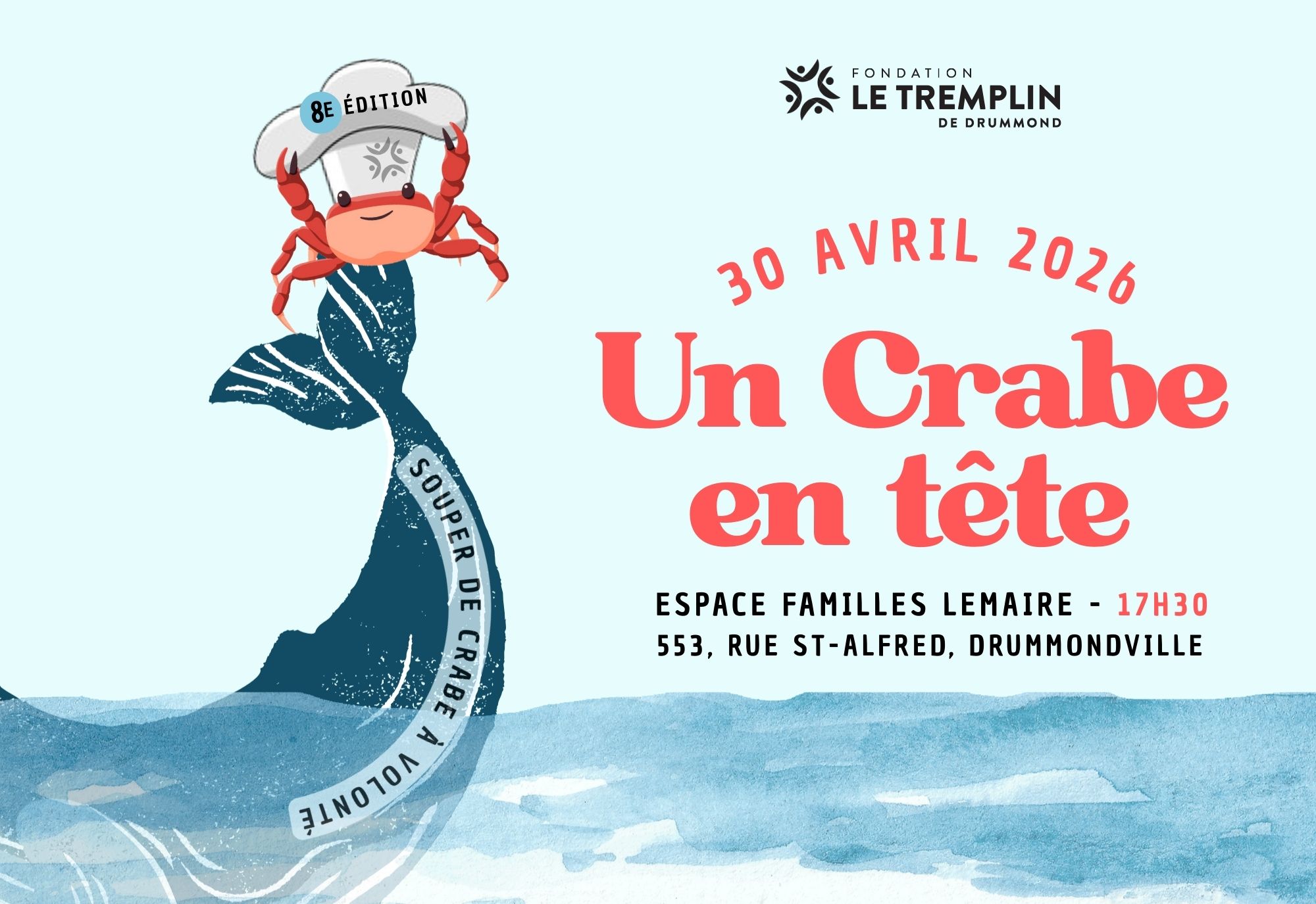 SOUPER DE CRABE À VOLONTÉ